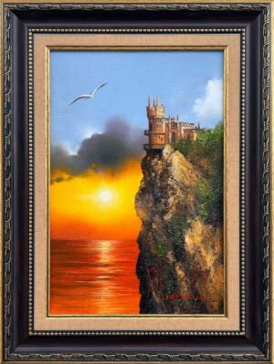 Закат у Ласточкиного гнезда