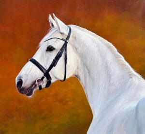 Портрет белой красавицы