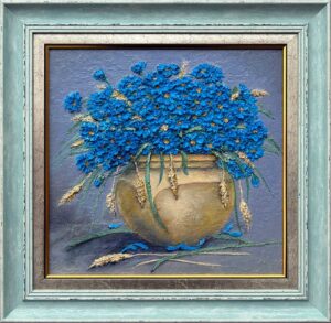 Васильковый натюрморт